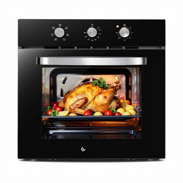 Sunmaki Wall Oven 24 Inch Single Wall Oven, 2.5 Cu...
